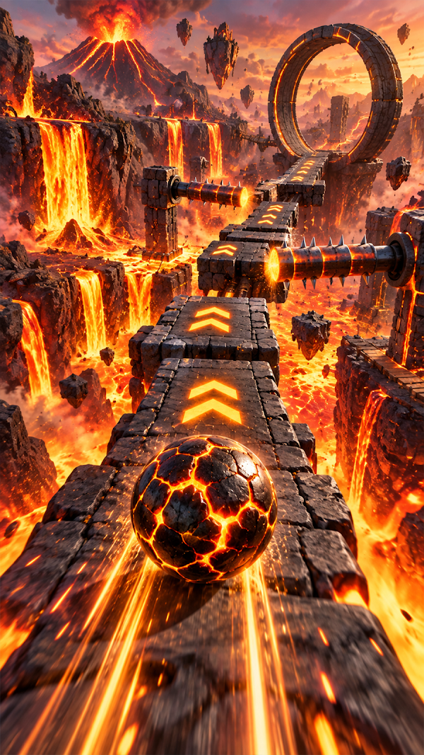 Rollance Rolling Ball Runner — screenshot 1